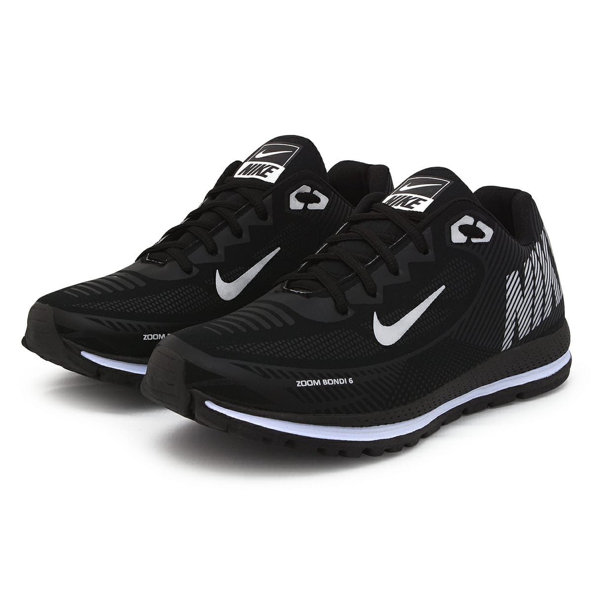 Nike Zoom Bondi 6 (Preto/Branco)