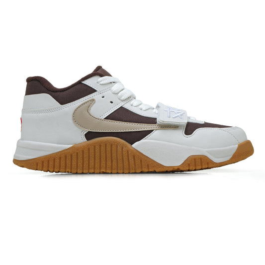 Jordan Travis scott jumpman Jack (Branco/marrom)