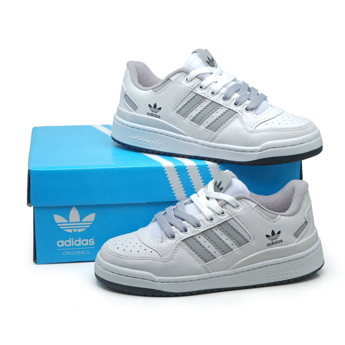 Adidas Forum Low (Branco/Cinza)