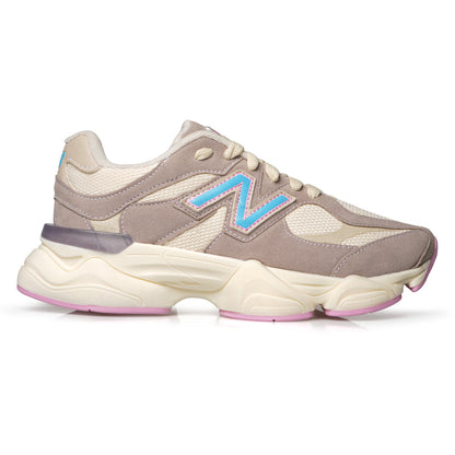 New balance 9060 (Cinza/azul/rosa bb)