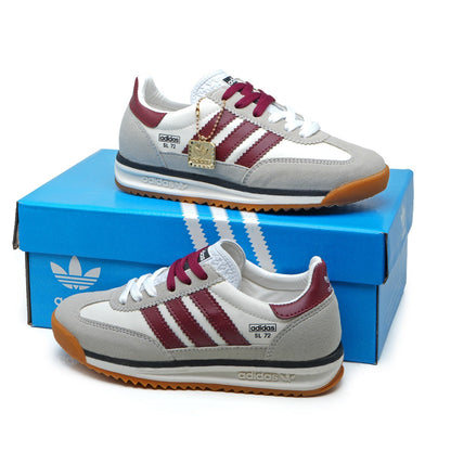 Adidas SL72 (Bco/bordo)