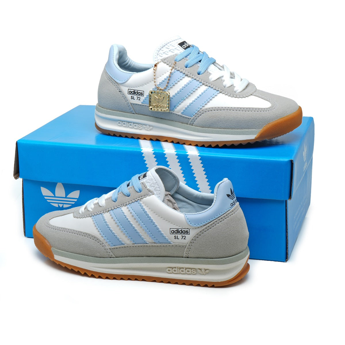 Adidas SL72 (Branco/azul bb)