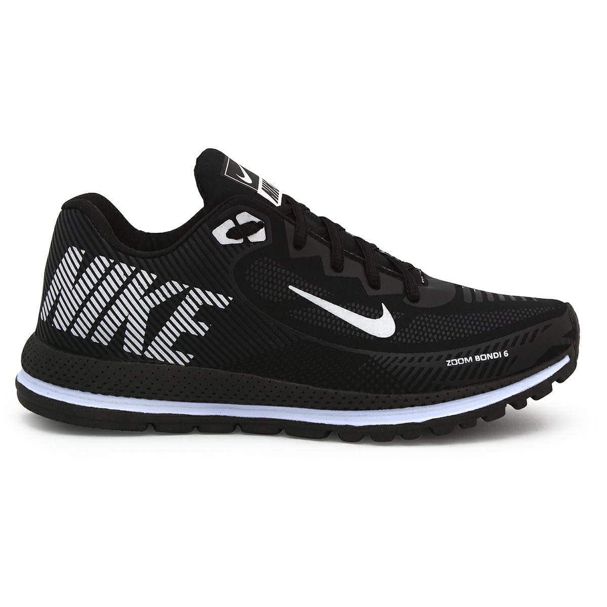 Nike Zoom Bondi 6 (Preto/Branco)
